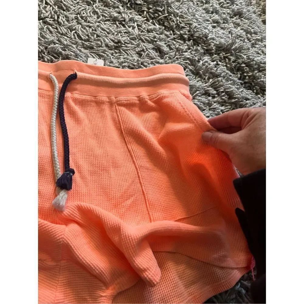 NWT Sundry Thermal Pocket Shorts in Neon Orange - Picture 7 of 9